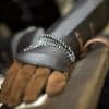 Bazubands - Plate and Chainmail Arm and Hand Armor Set - 20 Gauge Steel - Epic Dark Finish