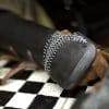 Bazubands - Plate and Chainmail Arm and Hand Armor Set - 20 Gauge Steel - Epic Dark Finish