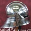 Gothic Sallet Helmet - Steel Finish