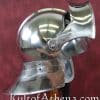Gothic Sallet Helmet - Steel Finish
