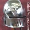 Gothic Sallet Helmet - Steel Finish