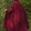 Godfrey Cape - Wool - Dark Red