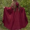 Godfrey Cape - Wool - Dark Red