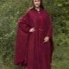 Godfrey Cape - Wool - Dark Red