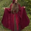 Godfrey Cape - Wool - Dark Red