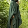 Godfrey Cape - Wool - Dark Green