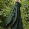 Godfrey Cape - Wool - Dark Green