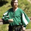 Landsknecht Shirt - Green and Off-White