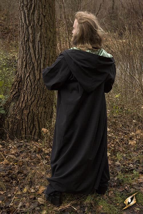 Magician Robe - Black and Light Green