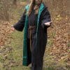 Magician Robe - Black and Dark Green
