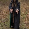 Magician Robe - Black and Dark Green