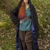 Magician Robe - Black and Dark Blue