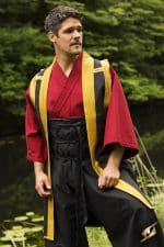 Jinbaori - Samurai Vest - Black and Gold