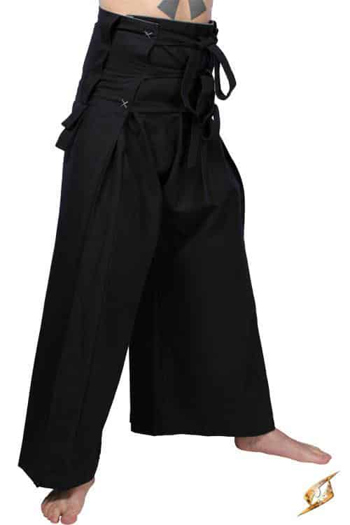 Samurai Pants - Black and Gray