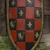 Checkered Shield - Red - Foam Shield