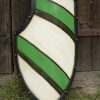 Knight's Shield - Green and White