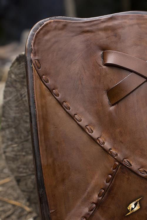 Elven Buckler - Leather Covered Foam Shield