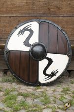 Viking Dragon Shield - White - Foam Shield