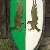 Eagle Shield - Green and White - Foam Shield