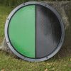 RFB Round Shield - Green and Black - Foam Shield