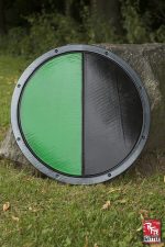RFB Round Shield - Green and Black - Foam Shield