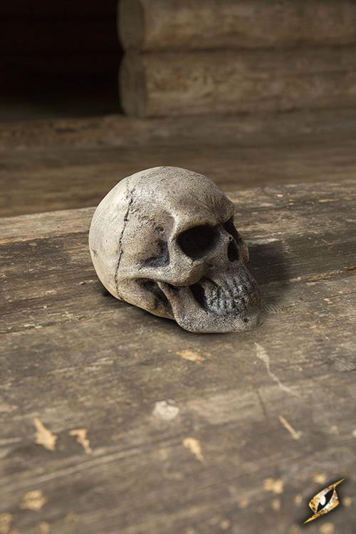 Small Skull - Natural Color - Foam Throwing Weapon and Prop