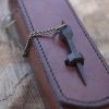 Medieval Cutlery Set with Leather Pouch Case - Brown