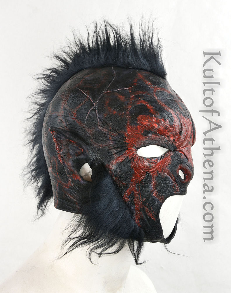 Carnal Orc with Hair Mask - Red