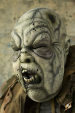 Big Rotten Zombie Mask - Gray and Green