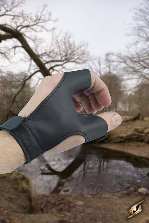 Archer's Hand Protection - For Right Handed Archer - Black