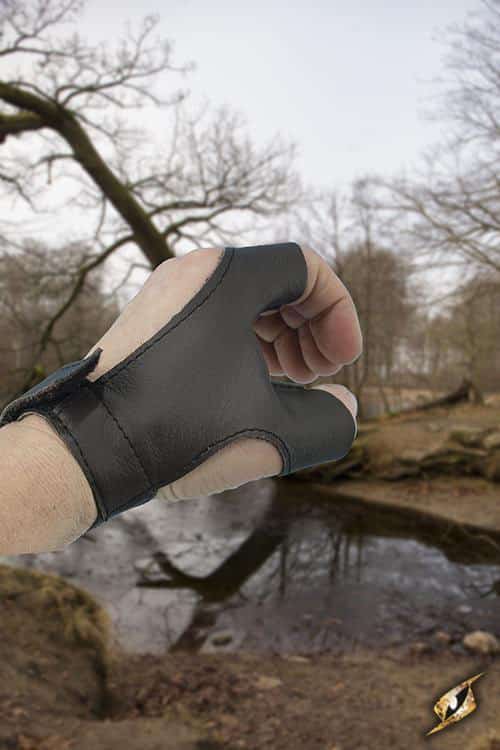 Archer's Hand Protection - For Right Handed Archer - Brown