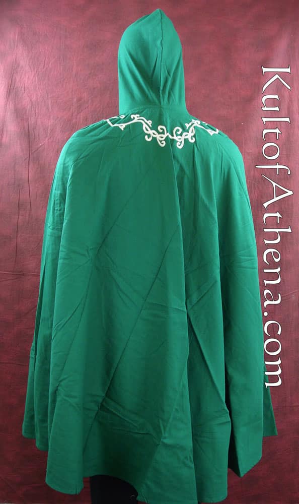 Elven Hooded Cloak - Green