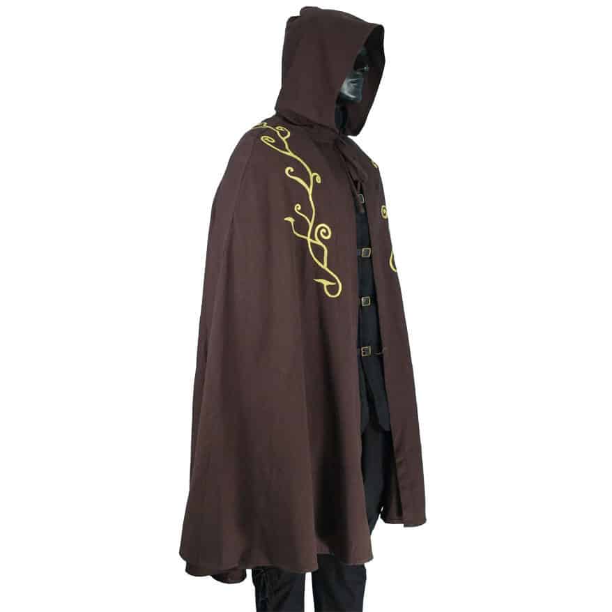 Elven Hooded Cloak - Brown