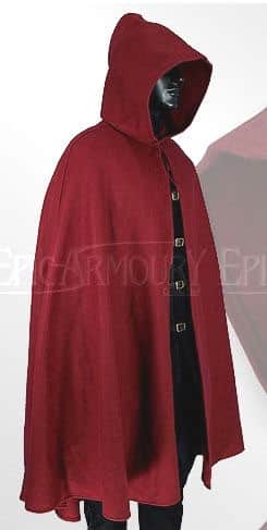 Red Wool Cape