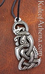 Large Entwined Midgard Serpent Pendant