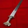 Scandinavian Vendel Chieftain's Sword - Tin Plated with Brass Hilt Accents