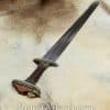 Scandinavian Vendel Chieftain's Sword - Brass Hilt with Tin Plated Accents