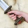 Scandinavian Vendel Chieftain's Sword - Brass Hilt with Tin Plated Accents