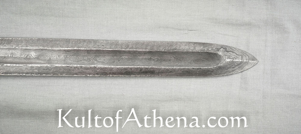 The Fetter Lane Sword - 8th Century Saxon Sword - Bronze Hilt with Damascus Blade
