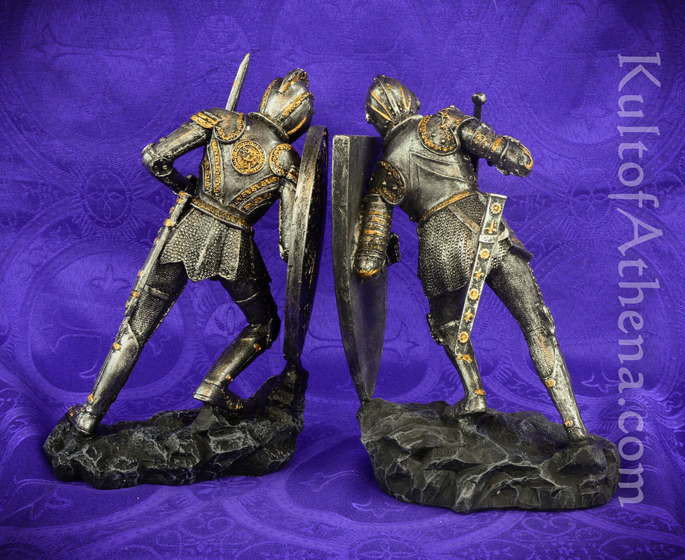 Gothic Knights Bookends