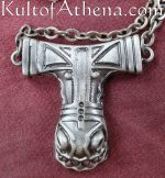 Thor Dragon Hammer Pendant and Necklace