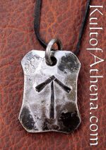 Forged Rune Pendant - Tiwaz