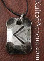 Forged Rune Pendant - Kaunan