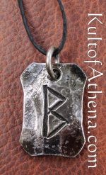 Forged Rune Pendant - Berkanan