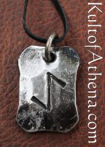 Forged Rune Pendant - Iwaz