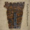 Hand-Carved Magnetic Norse Sword Wall Display Plaque