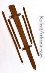 Modular Sword Scabbard - Suede Leather - For Swords Blades up to 37'' in Length
