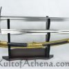 Three Tier Sword Display Stand - Dark Walnut Finish