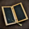 Wax Writing Tablet with Brass Stylus