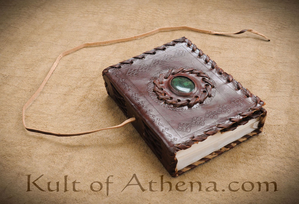 Leather-Bound Medieval Diary
